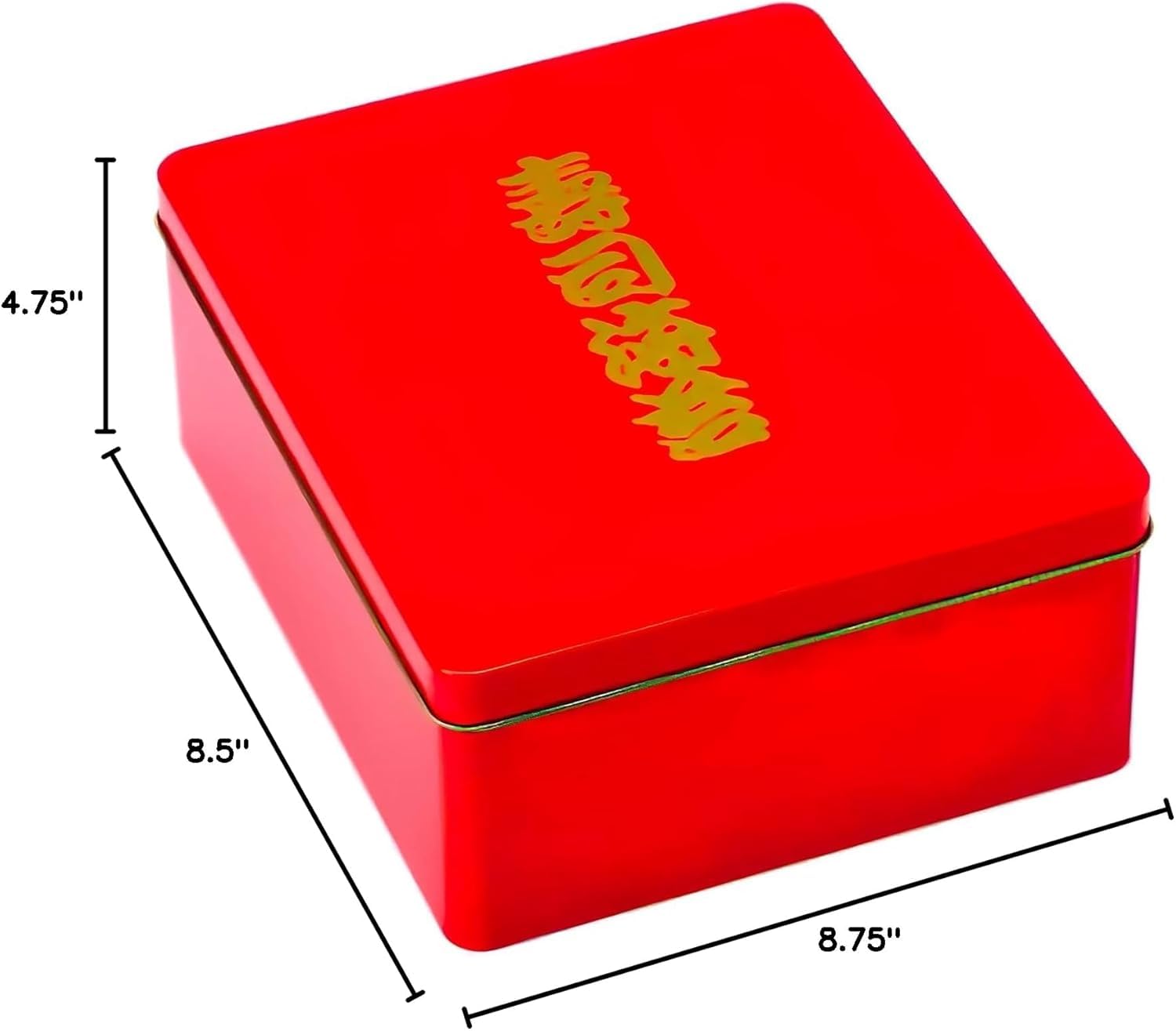 JapanBargain 1633, Sushi Nori Kan Contenedor japonés de algas marinas para restaurante japonés Sushi Chef, algas marinas de tamaño completo, color rojo, fabricado en Japón (1)