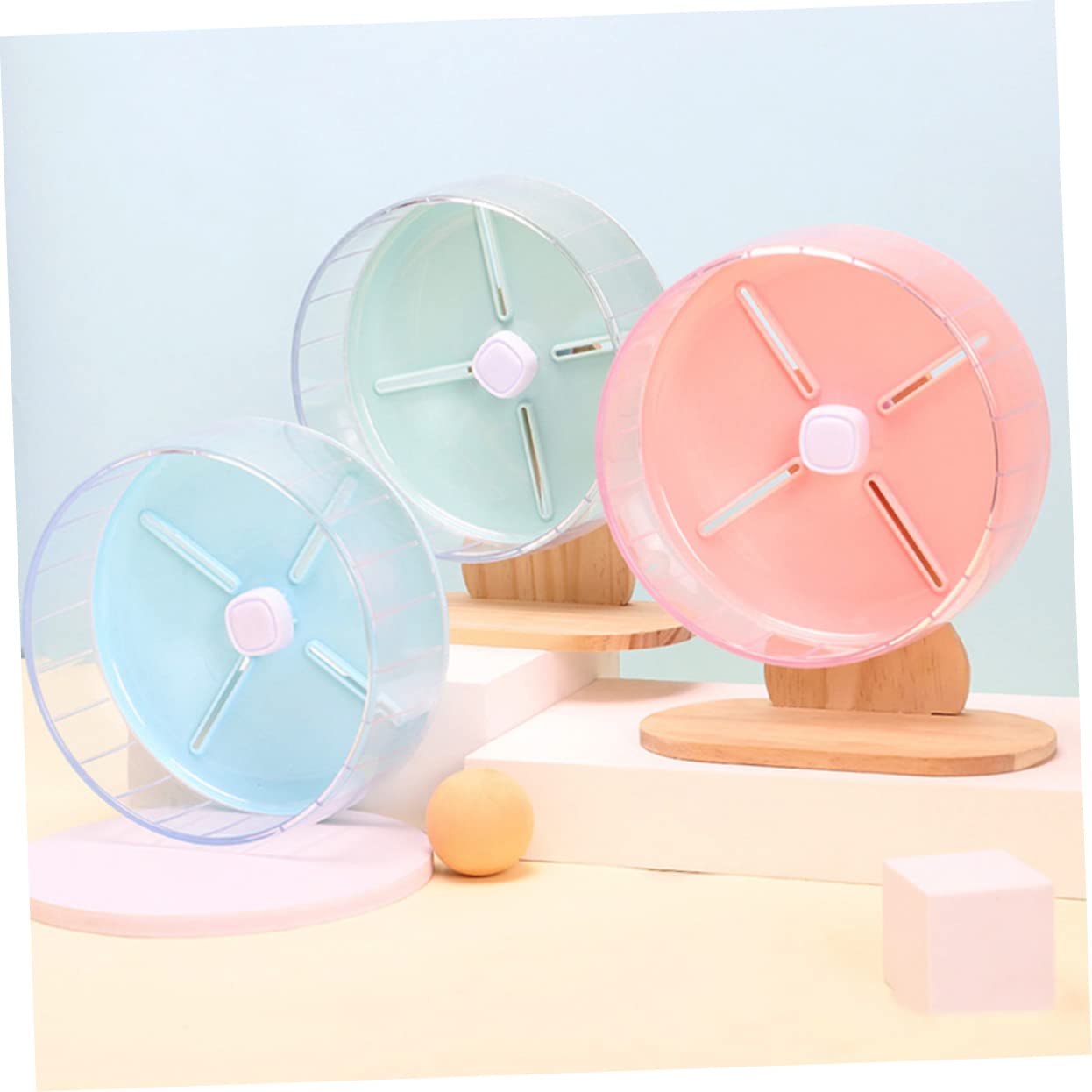 SUPVOX Roue Silencieuse Hamster Roue De Hérisson Exercice Stable pour Animaux De Compagnie