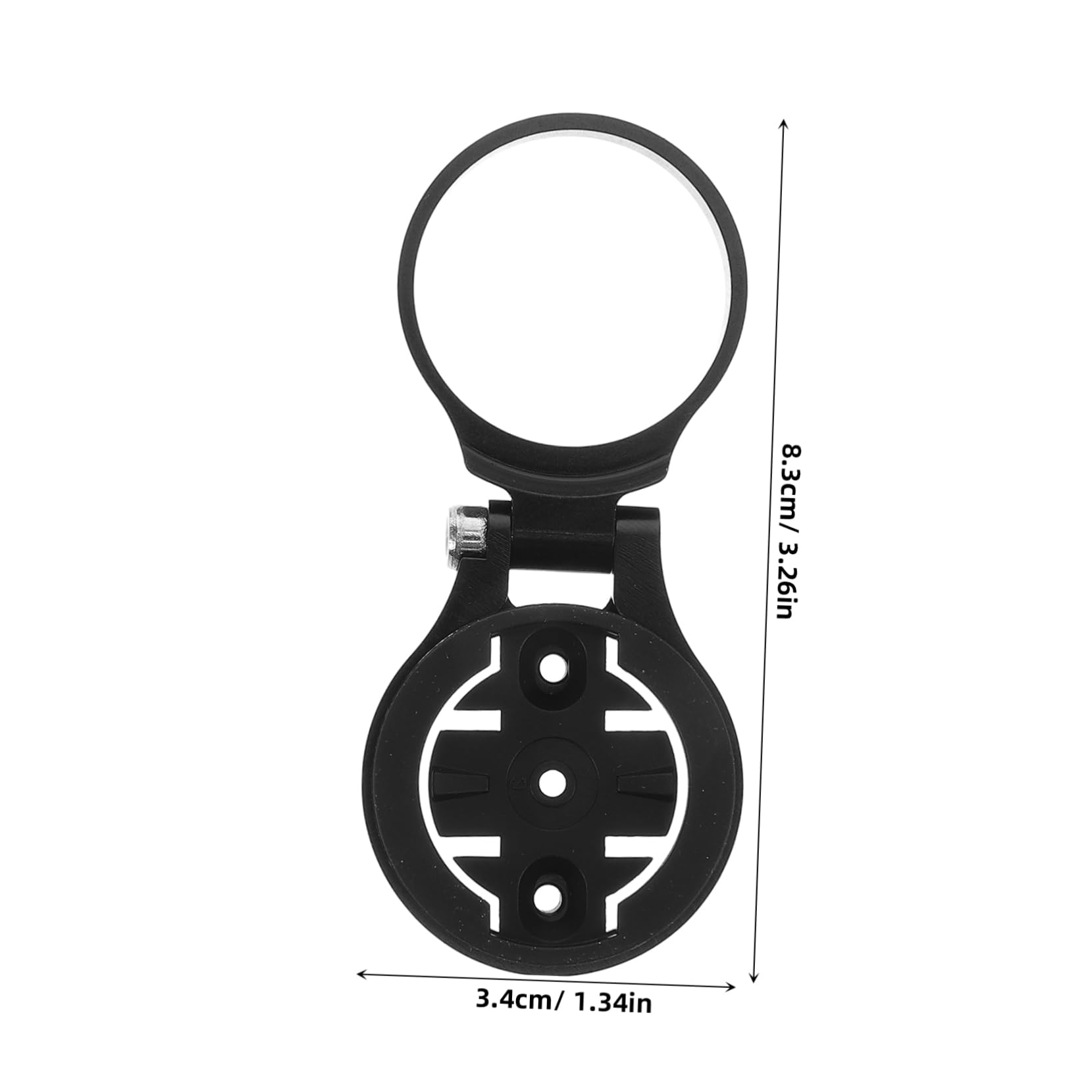 KOMBIUDA Secure Bike Computer Mount for Road Bikes Aluminum Alloy Front Bracket Cycling Accessory