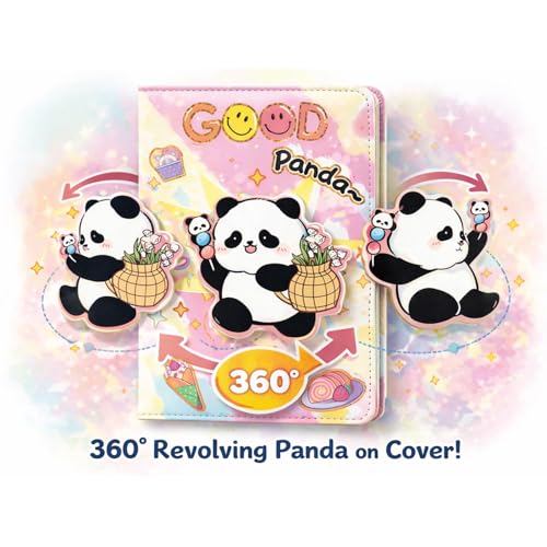 Image of COI Good Panda Cute Diary - 192 Pages Hardcover Journal Notebook for Kids, Girls & Panda Lovers
