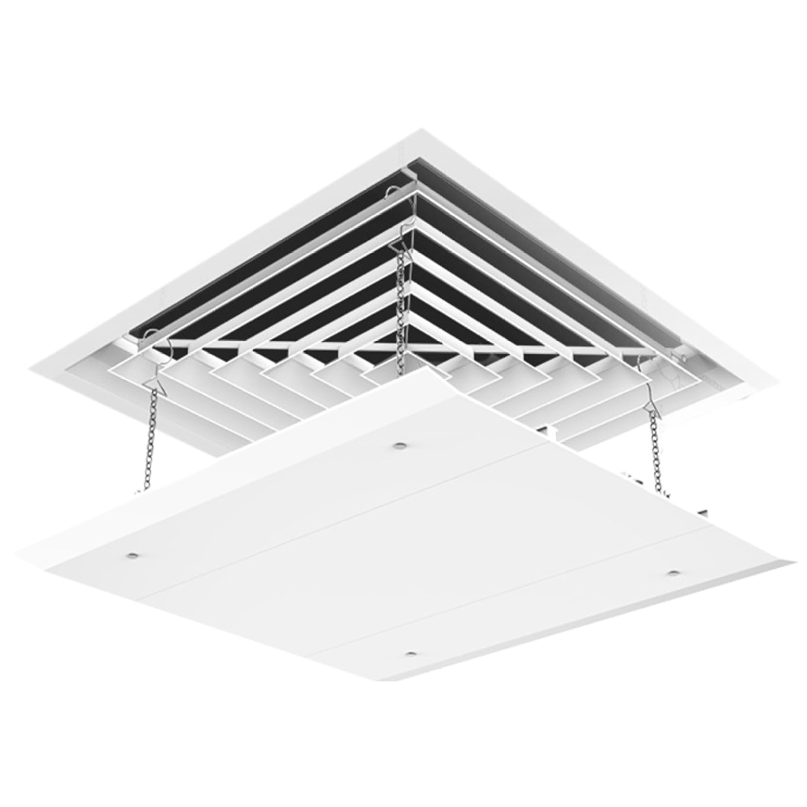 Déflecteur de ventilation suspendu et lavable à hauteur réglable - 8