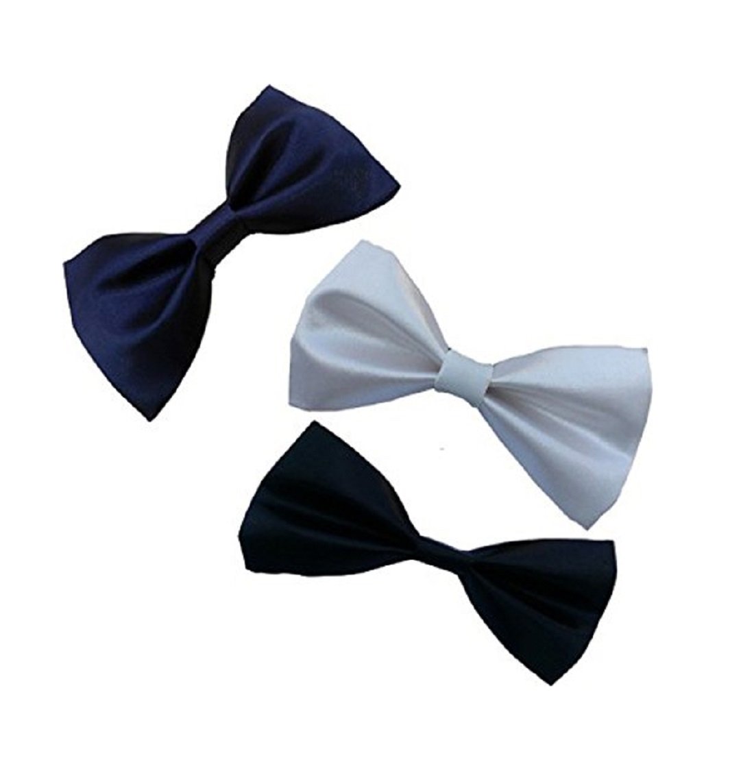 michelangelo Men's Black White Navy Bow Combo-picture-15