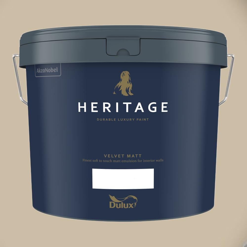 Paint Stop Mixed Colour Dulux Trade Heritage Matt Ancient Sandstone 10L