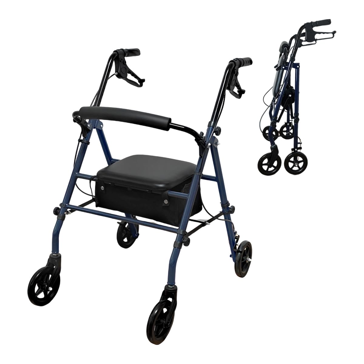 Amazon | RAKU シルバーカー 歩行補助車 ショッピングカー 座れる 高さ 