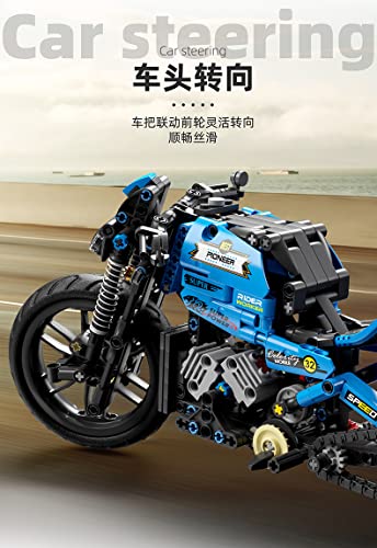 litodinogo TGL T3032 Klemmbausteine Technik klassisches Motorrad Spielzeug Bausteine Bausatz, Fahrzeug-Set… – Bild 5