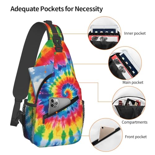 Mochila Sling Negro para Senderismo y Uso Diario miniatura 3