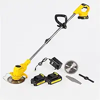 Roçadeira Aparador Grama A Bateria Recarregável 21v 750w 110v/220v Profissional Com Acessórios Tcg21c The Black Tools