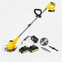 Roçadeira Aparador Grama A Bateria Recarregável 21v 750w 110v/220v Profissional Com Acessórios Tcg21c The Black Tools