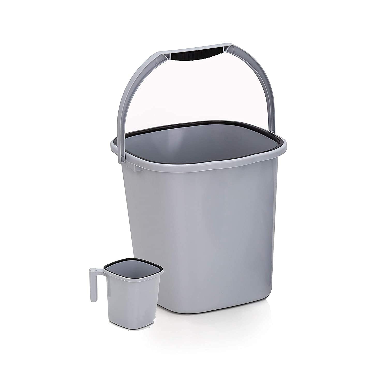 AUREUS Plastic Bucket 25 L + Mug (Color Grey)