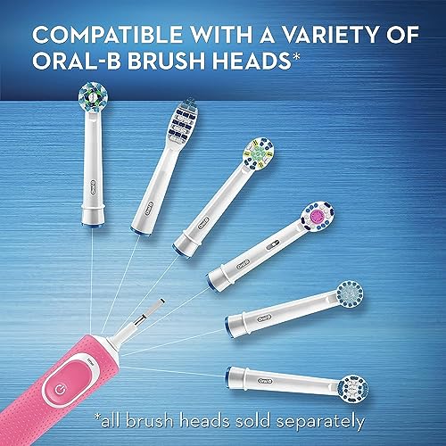 Oral-B Vitality FlossAction Electric Toothbrush with Replacement Brush Head, Pink - image 5