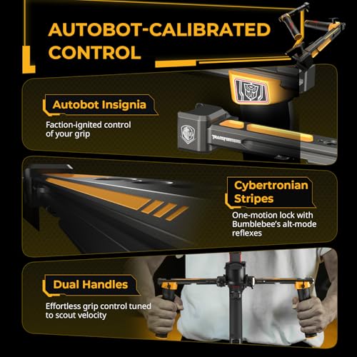 Image of SMALLRIG Dual Handle Handgrip (Bumblebee Edition) for DJI RS 5 / RS 4 / RS 4 Pro /RS 3 / RS 3 Pro /RS 2 / RSC 2 Gimbal, Handgrip with NATO Rails, Cold Shoe, 1 /4 inch-20 & 3 /8 inch-16 Threaded Holes - 5526