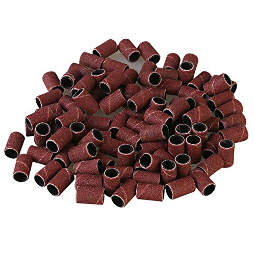 100 Pcs Drum Sanding Sleeves #400 Grit With 2 Pcs Drum Mandrels For Rotary Tools #TOP1