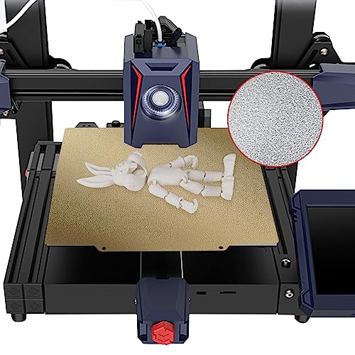 Image of Double Sided Textured PEI Sheet 350x350mm, Flexible PEI Spring Steel Sheet+Magnetic Build Plate for Voron 2.4 RepRap 3D Printer