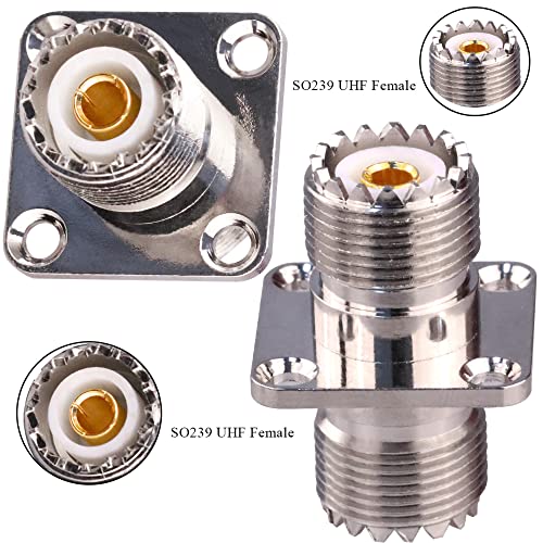 Conector UHF Hembra de Montaje para Panel TUOLNK x 2 miniatura 5