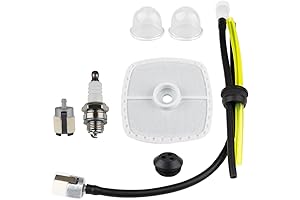 Fuel Line Air Filter Tune Up Kit Compatible with Echo SRM-225 Trimmers and Blowers