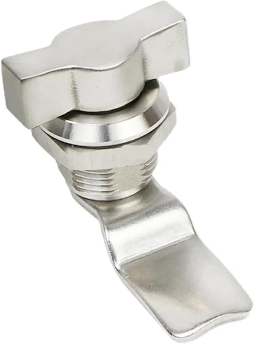 MS714-2 Electric Cabinet Box T-Type Swivel Lock Engineering Lock Industrial Equipment Cabinet Door Handle Lock 1Pcs