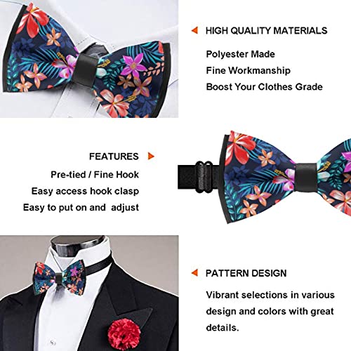 Men Pre-tied Bow Tie Tuxedo Dress Necktie for Wedding Business Party Gift3