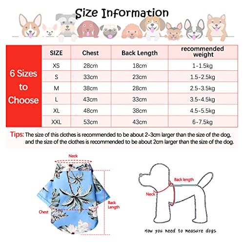 T-shirt per cani e gatti primaverili, estate e