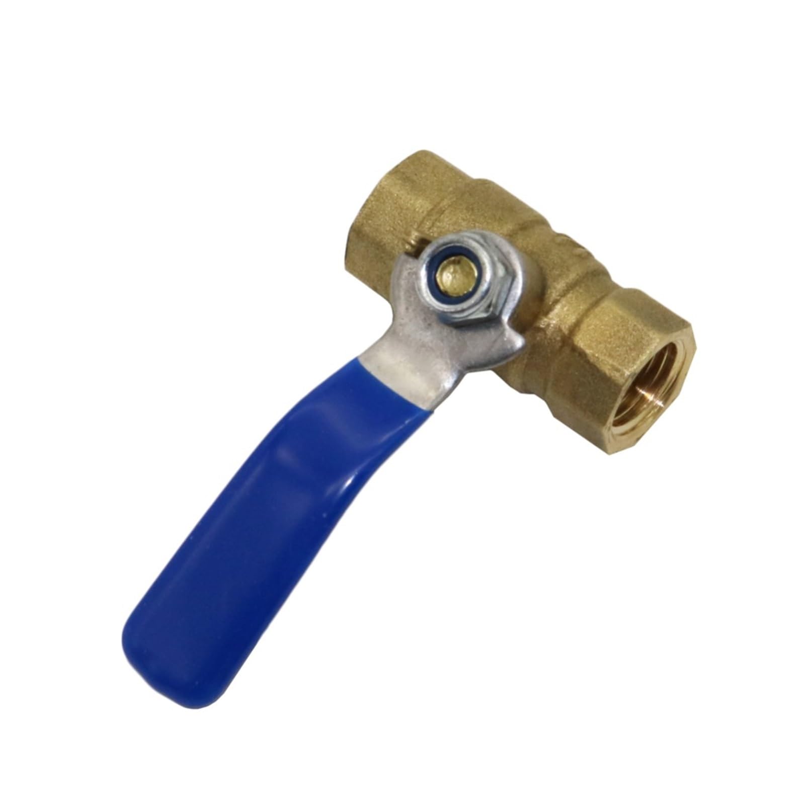 Vanne à boisseau sphérique en laiton 1/4" raccord femelle pour tuyau arrosage