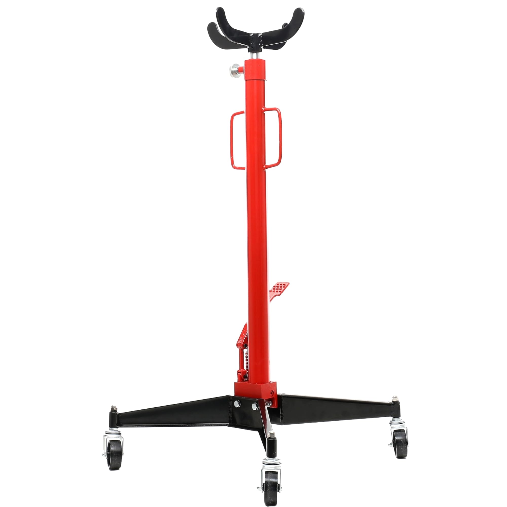 Sollevatore Idraulico per Cambio Auto 500 kg | Cric Trasmissione Professionale Regolabile 110-190 cm | Supporto per Smontaggio Cambio, Motore e Frizione | Struttura in Acciaio per Officina