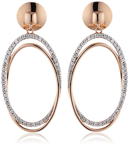 Preisvergleich Produktbild Esprit Collection Antheia Ohrringe Silber vergoldet Roségold mit Zirkonia ELER92944C000