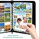810 Pockets Sammelkarten Hüllen, 45 Seiten Pockets Sammelkarten, Doppelseitiger 9 Taschen Seitenschutz, 11 Löcher, Karten Sleeves Transparent, Leere Sammelmappe für Spielkarte, Fußball Karten