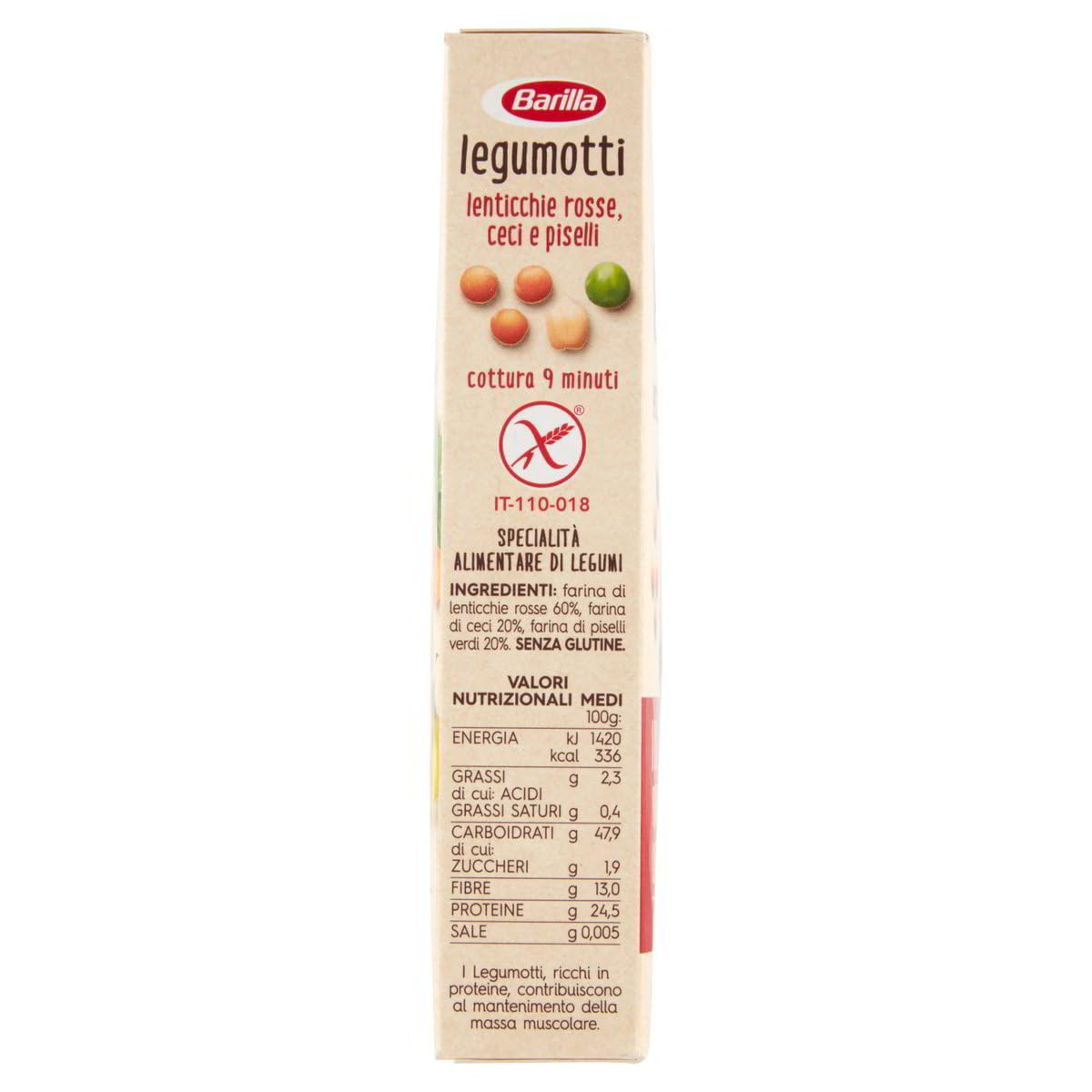 Italian Gourmet Legumotti Legumi Körner Lenticchie Ceci Piselli 12 x 300g | Proteinreich, glutenfrei, schnell gekocht; chicchi vegetali per insalate, Gesamtnettogewicht 3,6 kg + Kostenlos Polpa 400g