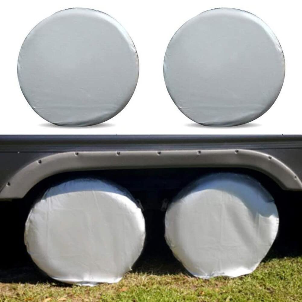 4 Reifenabdeckungen Aus Oxford-Stoff - Wasserdicht & UV-beständig