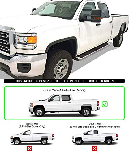 Estribos Running Boards APS para Chevy Silverado 07-18 miniatura 2