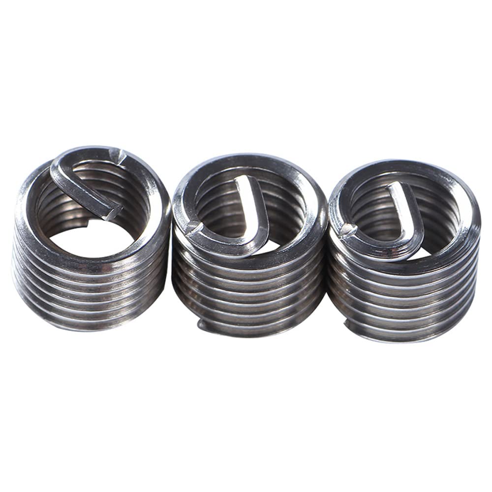 Kit De Réparation De Filetage M5 X 0.8 Mm - 30 Pièces, Inserts Hélicoïdaux En Inox, Pour Automobile
