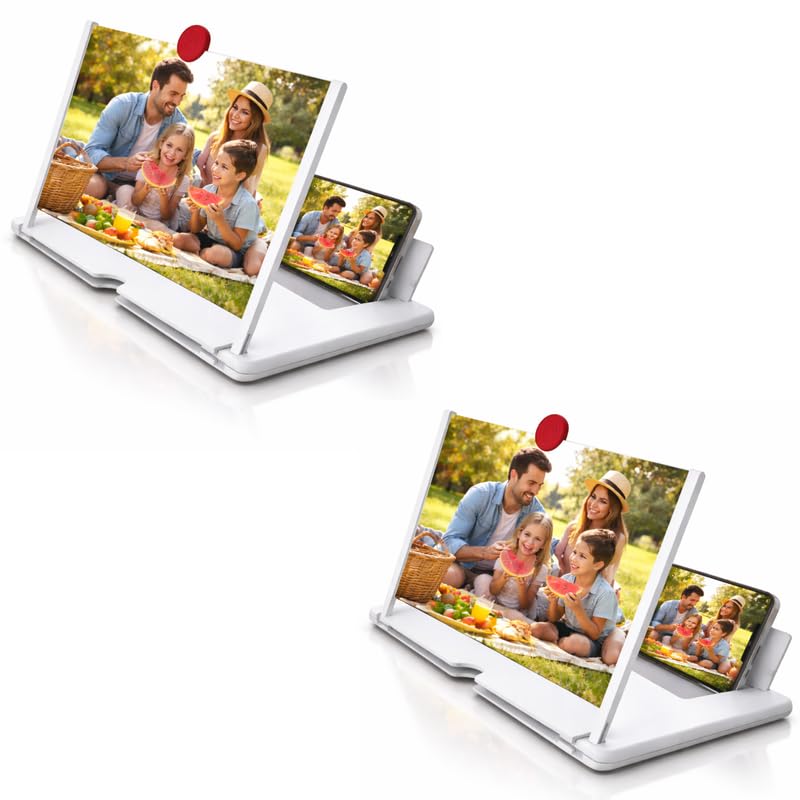 Drumstone 𝗕𝘂𝘆 𝟭 𝗚𝗲𝘁 𝟭(𝟐𝟎 𝐲𝐞𝐚𝐫𝐬 𝐰𝐚𝐫𝐫𝐚𝐧𝐭𝐲) 12 Inch Mobile Screen Magnifier HD Display Enlarger Stand Holder for Video Viewing, Reading – 𝐆𝐢𝐟𝐭 𝐟𝐨𝐫 𝐀𝐥𝐥 𝐎𝐜𝐜𝐚𝐬𝐢𝐨𝐧𝐬-picture-20