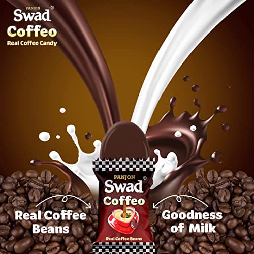 Image of Swad Candy Jar | Ayurvedic, Authentic & Khatti Mithi Toffee (Coffee),350 G