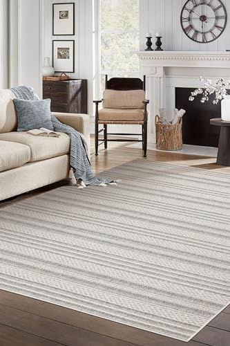 Tapis extérieur et intérieur gris résistant pour sol facile à laver - 3