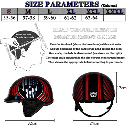 Casco retro de moto custom con hebilla rápida JATIBOSH para turismo y aviador 7
