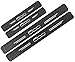 FASDTBA Fibre de Carbone Seuil de Porte Plinthes, pour Fiat 500l Voiture Pédale Plaque Autocollant Protéger Barre Plinthes Décoration Accessoire, 4Pcs
