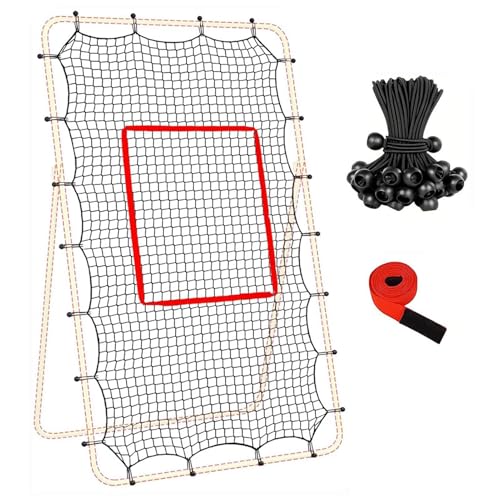 Rebote de voleibol | Equipo de entrenamiento resistente 2,1 x 1,2 m | Red de reenvío para entrenamiento de voleibol | para exterior, jardín, campo, playa, casa, gimnasio, escuela
