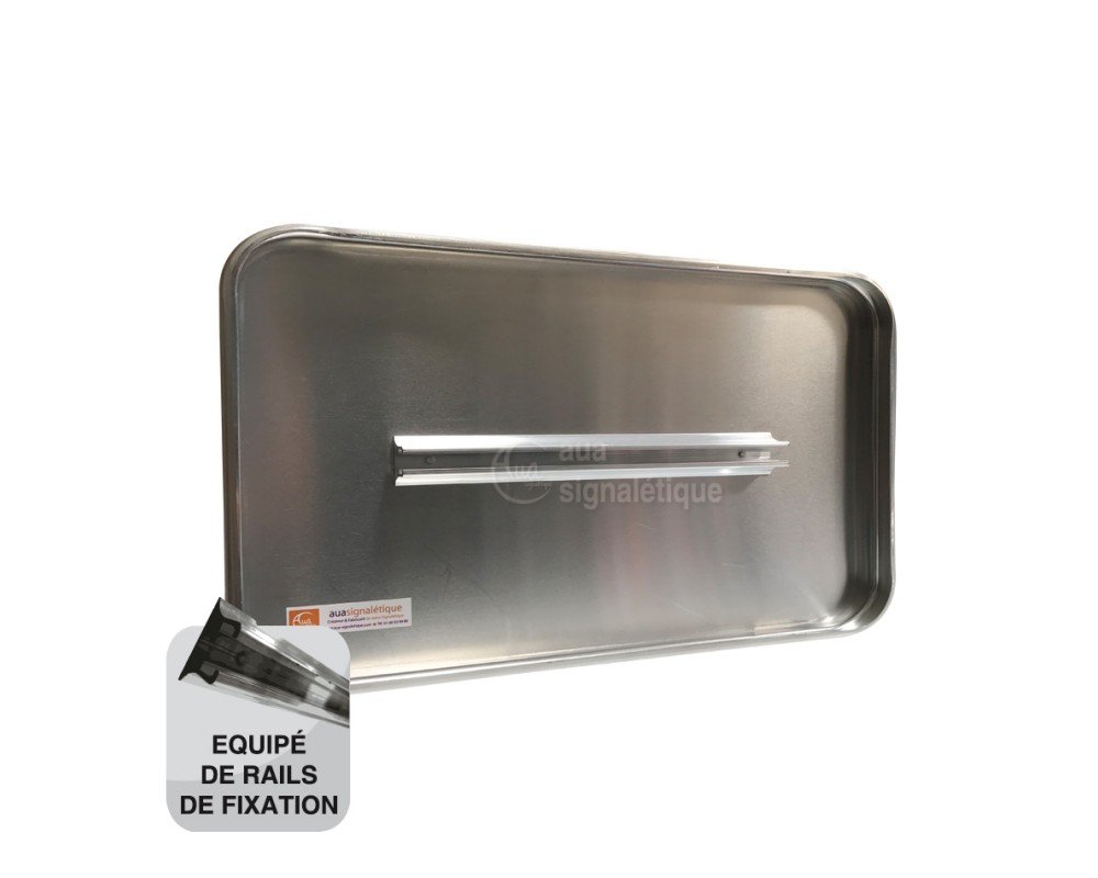 AUA SIGNALETIQUE - Parking Handicapés Risques de Fourrière - Panneau aluminium type routier - 350x150 mm alu type routier
