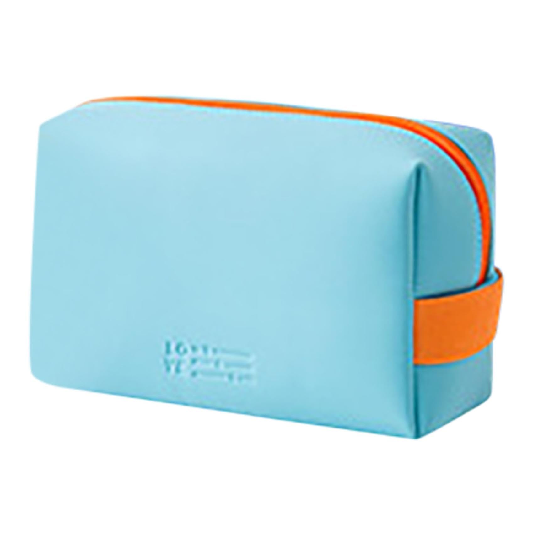 Genérico Neceser Maquillaje Portátil, Organizador Pequeño para Mujeres y niñas, Impermeable, Bolsa de cosméticos, Bolsa de Aseo para Hogar Vacaciones, Accesorios de Viaje, Organizadores de Inodoros (D)