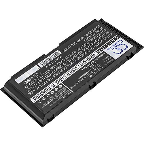 Replacement Battery Compatible for Precision M6700 Precision M4700 Mobile WorkSta Precision M6800 Mobile WorkSta (6600mAh/11.1V), KJ321 K4RDX 451-11978 451-11980 312-1354 3DJH7 04GHF MPK22 Battery