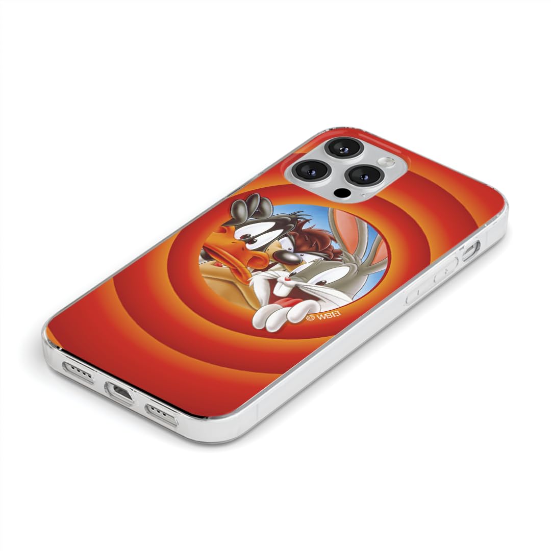 ERT GROUP Custodia Per IPhone 13 Pro Max Con Licenza Ufficiale Looney Tunes - Tweety 008 - Cover In TPU Flessibile - 3