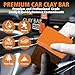 XPERTCHEMY Car Clay Bar 4 Pack 400g(4x100g), Auto Detailing Premium Grade No Scratch Magic Clay Bars Cleaner Kit with Washing and Adsorption Capacity for Car Auto SUV, RV, Truck, Orange