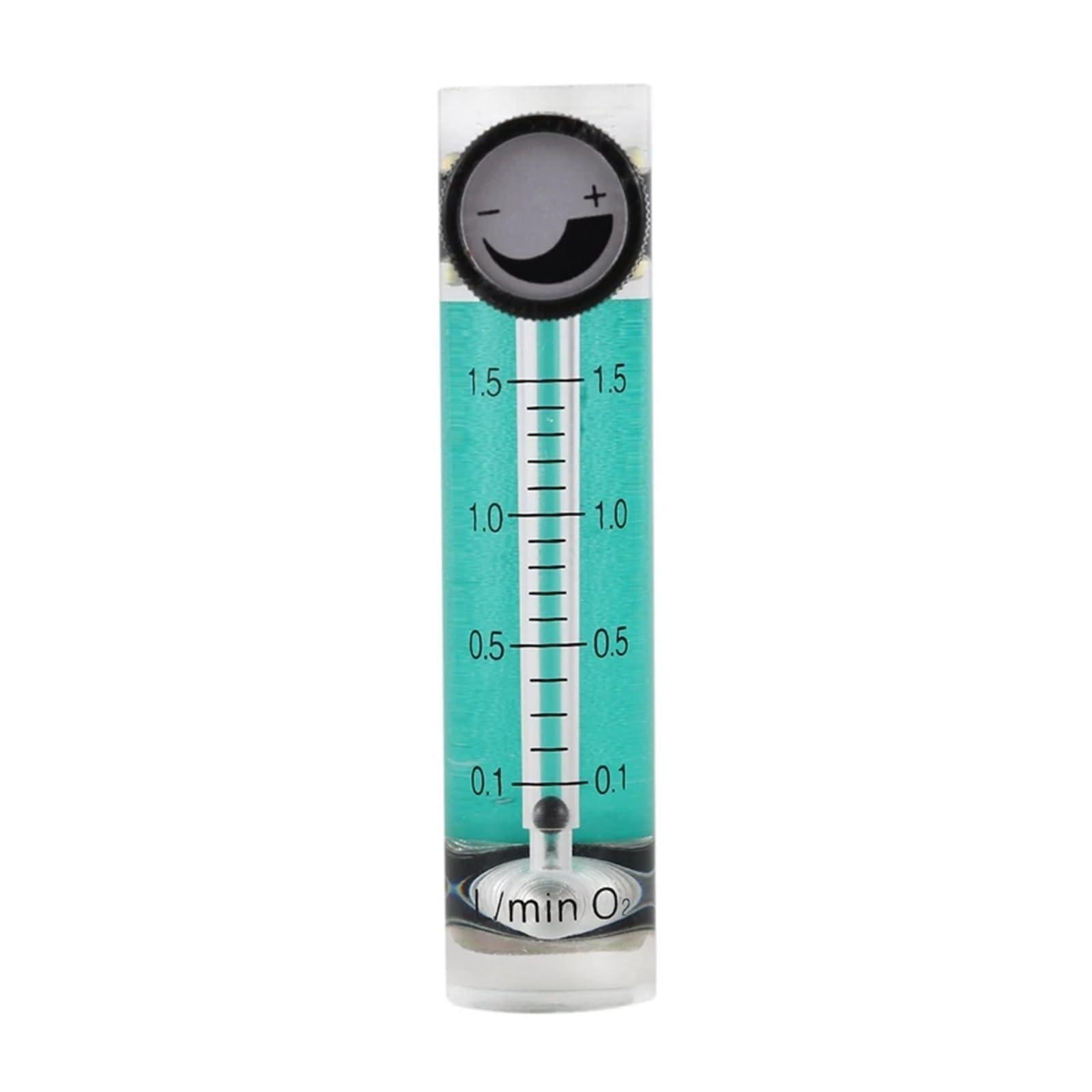 Wasserzähler, 2X 0,1-1,5LPM 1,5L Sauerstoff Durchflussmesser Durchflussmesser Mit Regelventil For Sauerstoff Luft Gas
