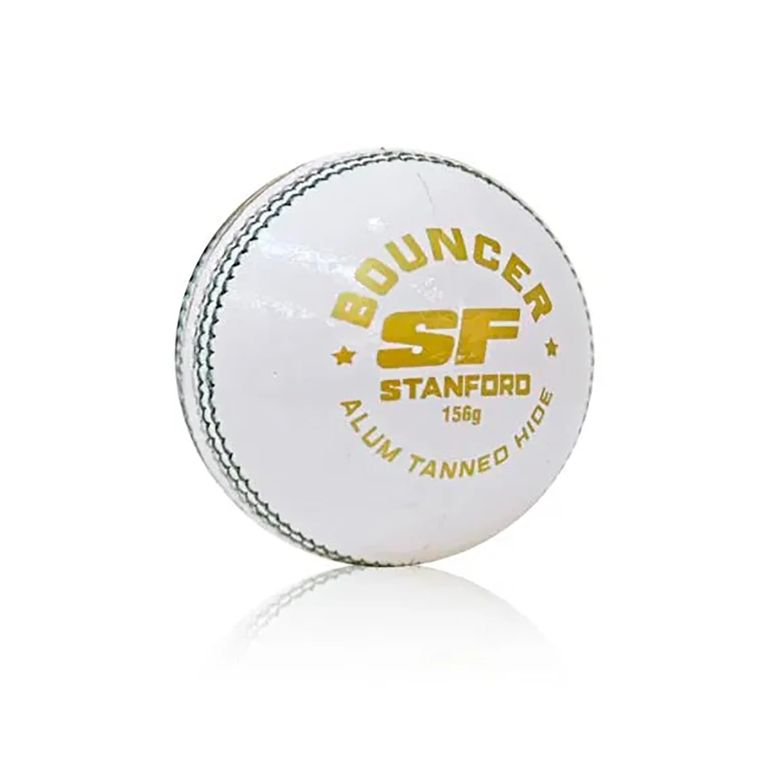 STANFORD UNIVERSITY(スタンフォード大学) SF Bouncer Cricket Leather Ball 1 Piece - Mens | Professional Leather Cricket Ball (White)-picture-26