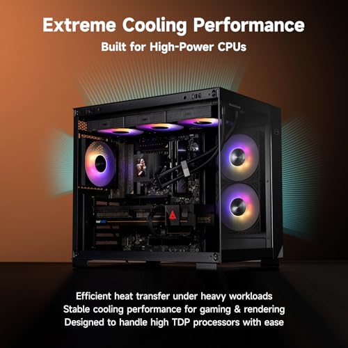 PCCOOLER CPU Cooler, 360mm AIO Liquid Cooling, High-Performance Pump, 2.4” IPS Display, CPS ARGB Water Cooling with Quiet F5 R120 Fans(DC360 Black) by PCCOOLER - Used condition - Image 8