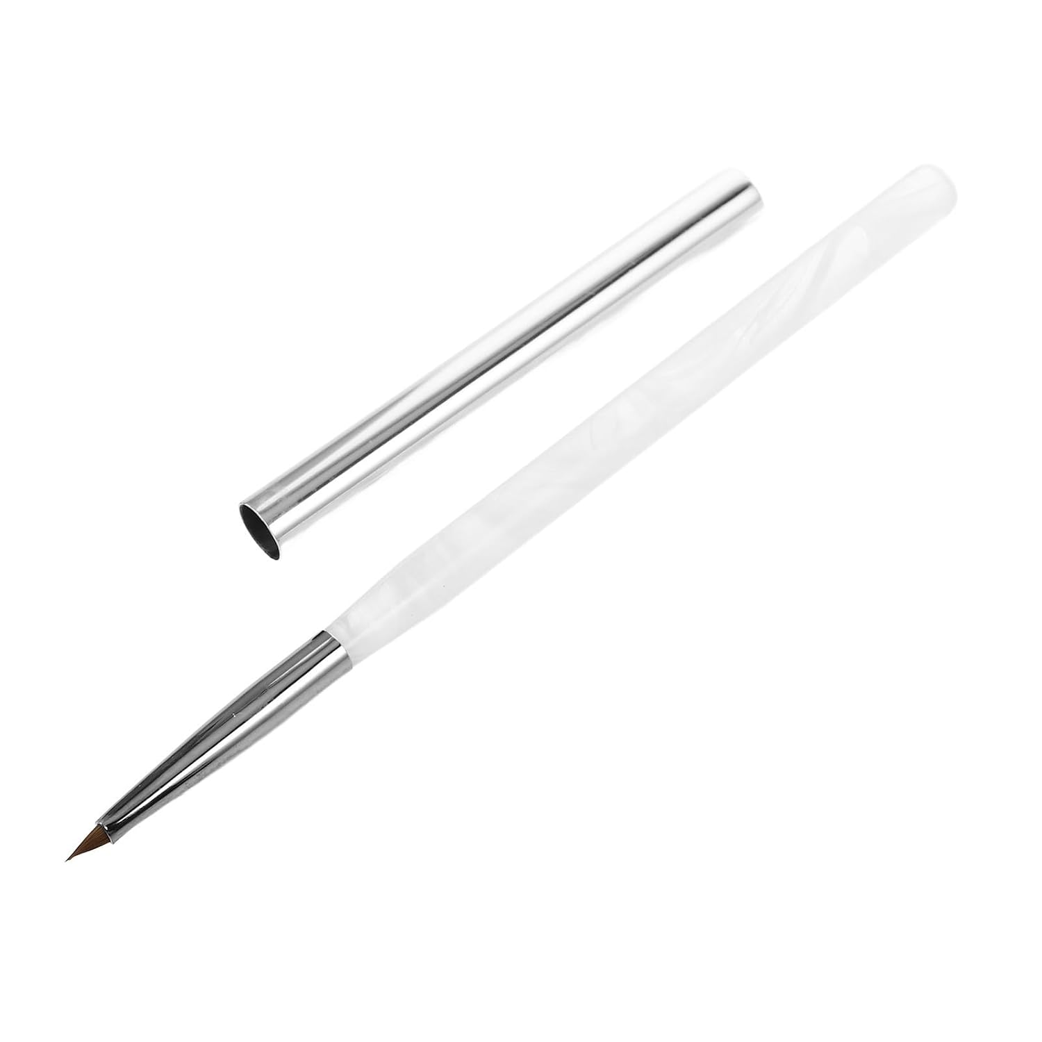 White Acrylic Nail Art Pen for Delicate Jobs and Detail Work Sleek Nail Art Liner Pen at Home and Professional Use