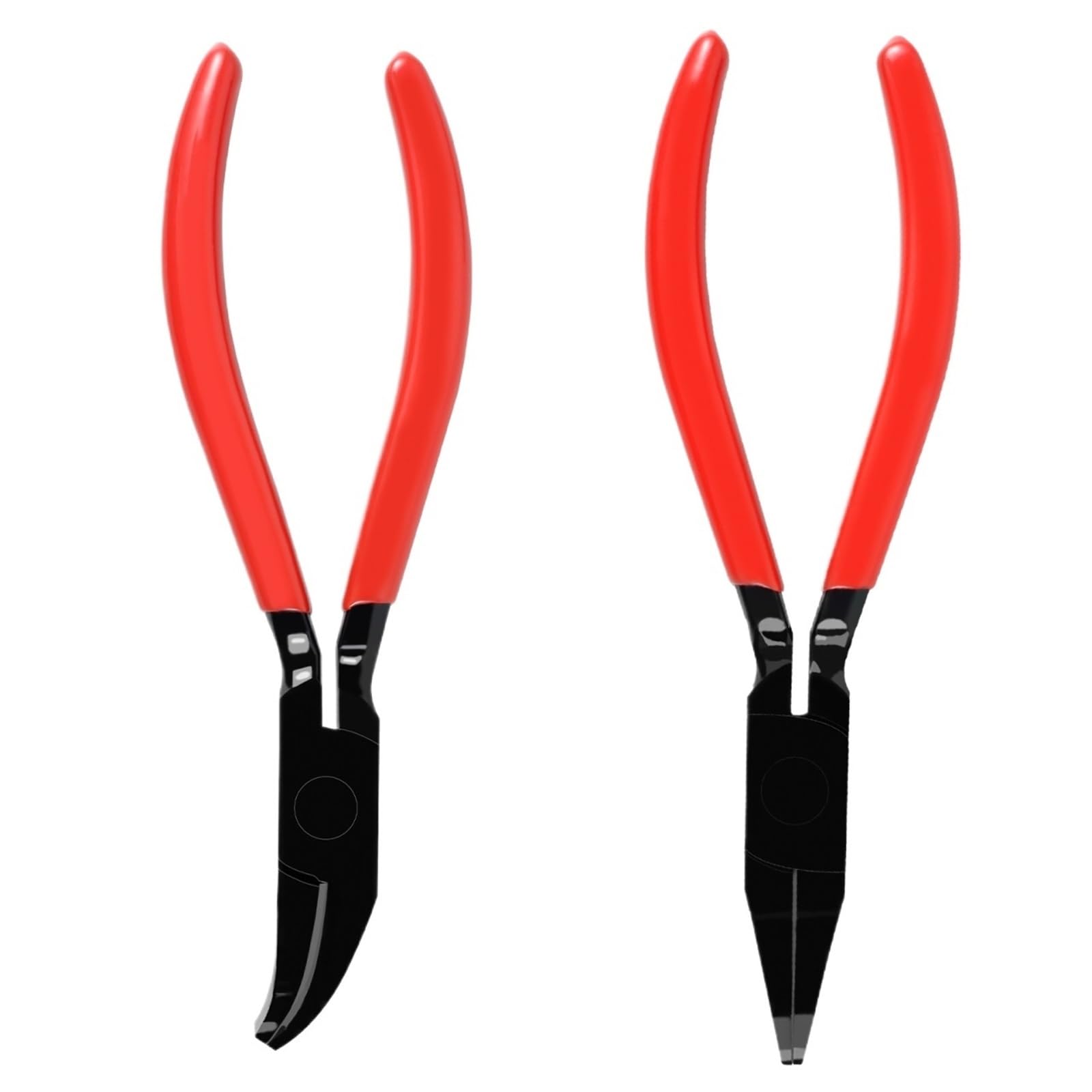 Sheet Metal Seamer Sheet Metal Hand Seamers for Roofers Plumbers and Processing Mini Straight/Bender Pliers with Anti-Slip Handle(Mixed 2pcs)