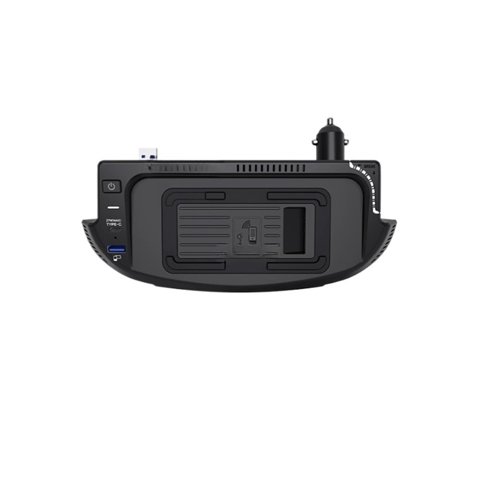 Kompatybilny z Mustang 2015-2022 ładowarka samochodowa adapter bezprzewodowy panel ładowania podkładka