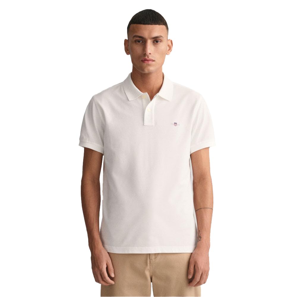Gant Herren Slim Shield Ss Pique Polo Poloshirt SCHMALE Passform (1er Pack)