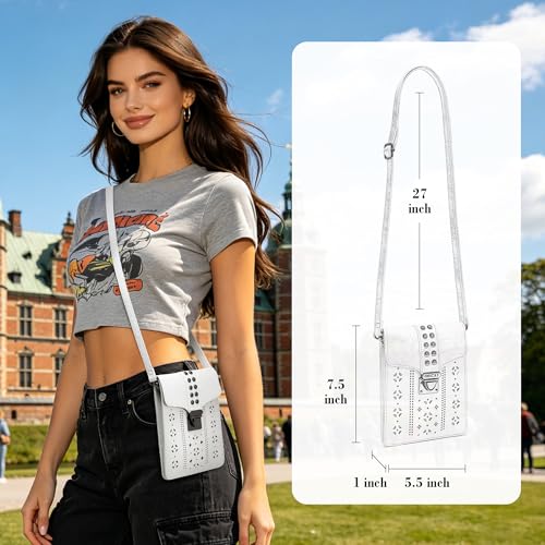 Image of INICAT Small Crossbody Phone Purse for Women Faux Leather Cross Body Wallet | RFID Cute Bag Gifts For Teenage Girls