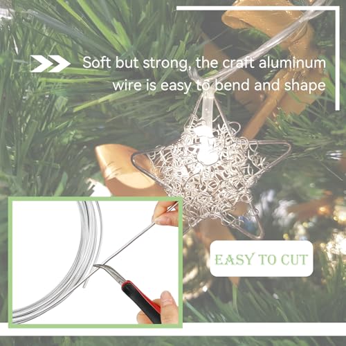 3mm bendable aluminum wire 328 feet metal craft wire for sculpting diy jewelry making doll making modelling and bonsai training 9 gauge